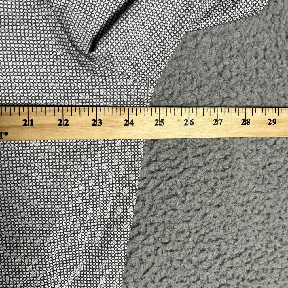 David Donahue Shirt Mens 17.5 34/35 Trim Fit Casual Preppy Dress‎ Cotton Logo